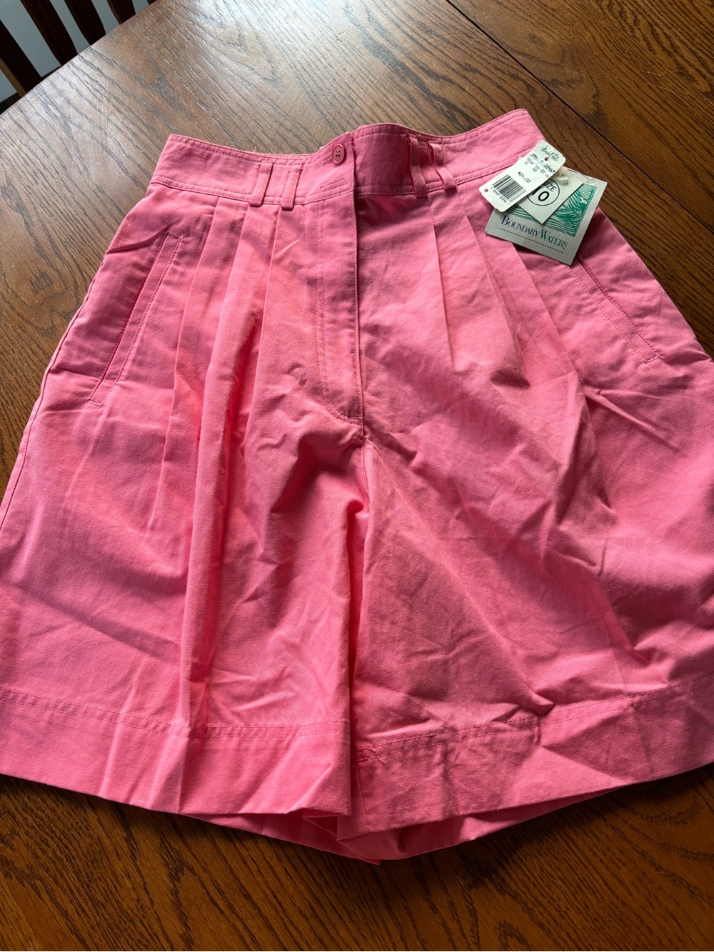 Vintage Marshall Fields Pink Womens Shorts with Tag By Boundary Waters  90’s